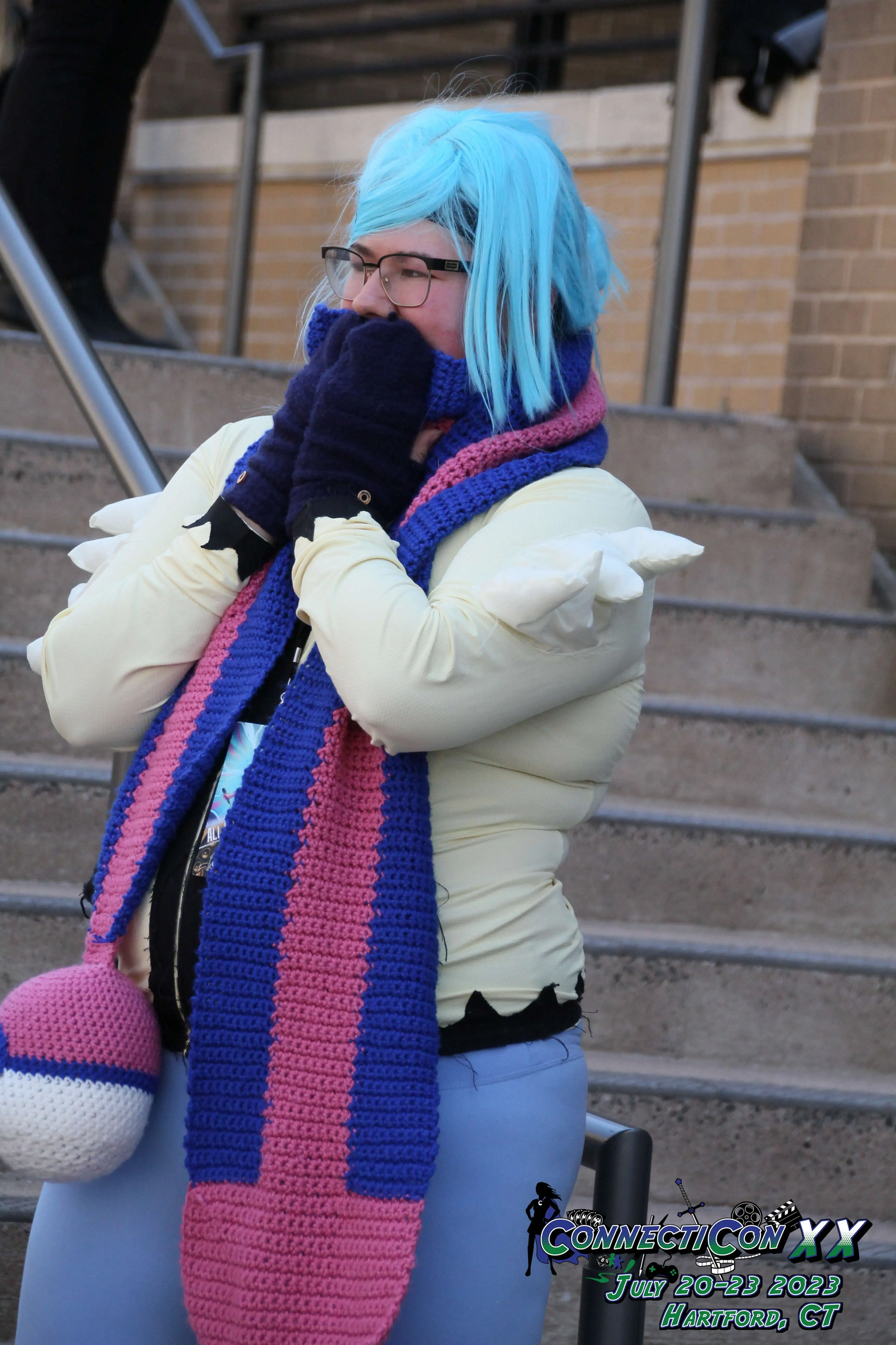 Me posing as Grusha outside